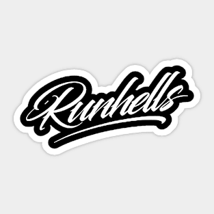 Runhell Stamp White Sticker